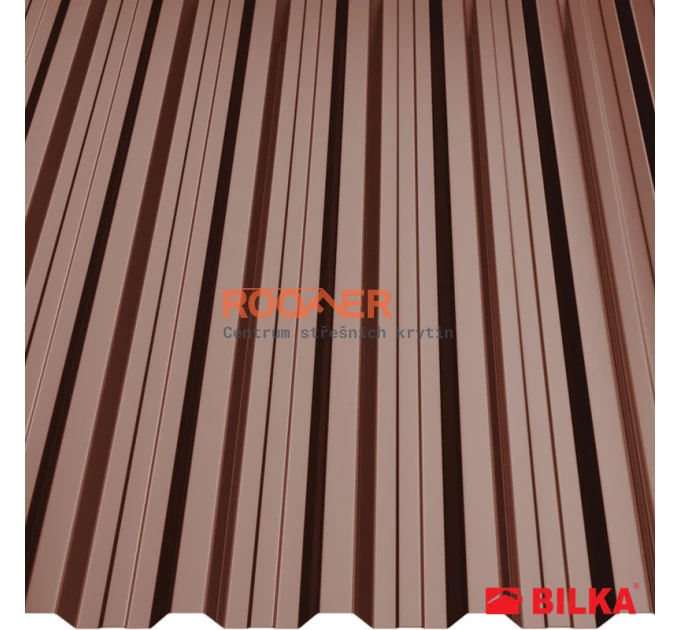 Double-sided trapezoidal sheet T18 Glossy 0,4 mm