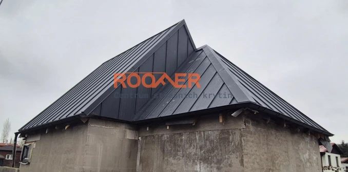 Moderní Click panely Retro Standard – kvalitní střecha v antracitu | Roofer.cz