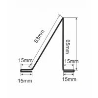 Snow Retaining Element 208mm/2000mm