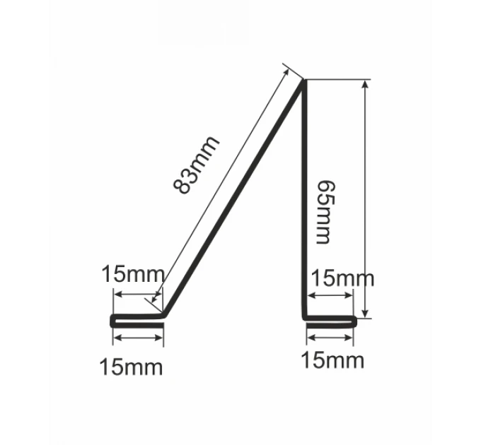 Sněhový zahytávač 208mm/2000mm