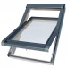 Wooden 3-pane 55x78 swinging roof window ISOV I22