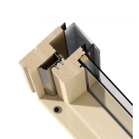 Roof window wooden 2-pane swinging ISOV E2