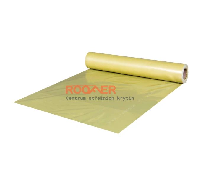 Vapour barrier film PE BAU 200 4x50 m yellow