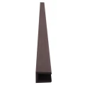 WPC FENCING C-profile for fence/ Graphite, Brown