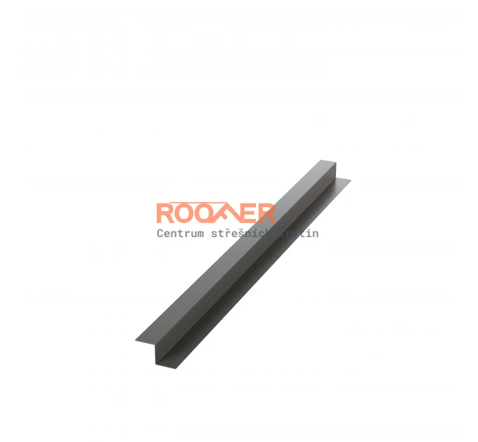 Ridge/corner profile unventilated 75mm/2000mm