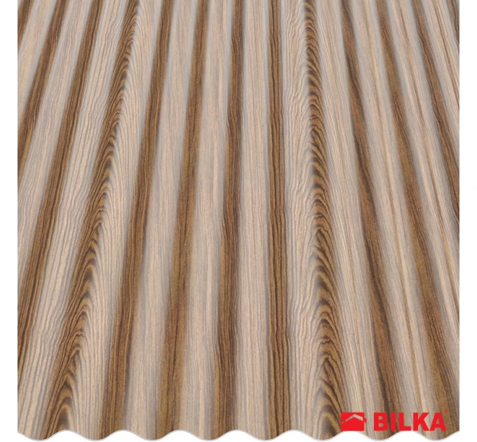 Profiled sheet metal S18 Sinus Wood