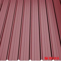 Profiled sheet metal T10 Gloss 2.00*0.93m (1.86m2) Brown red RAL: 3011