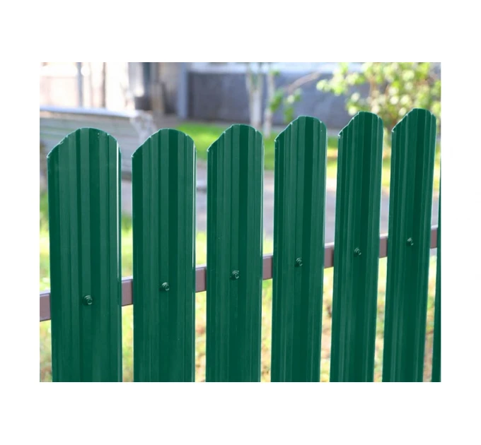 Metal fence profiles / Gloss (one-sided) 0.45mm/ RAL 8003