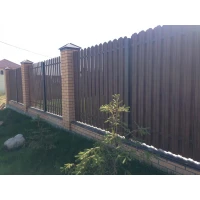 Metal fence profiles / WOODEN IMITATION 0.45mm