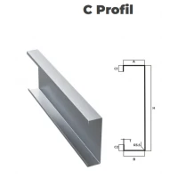 Konstrukční pozinkovaní profil C