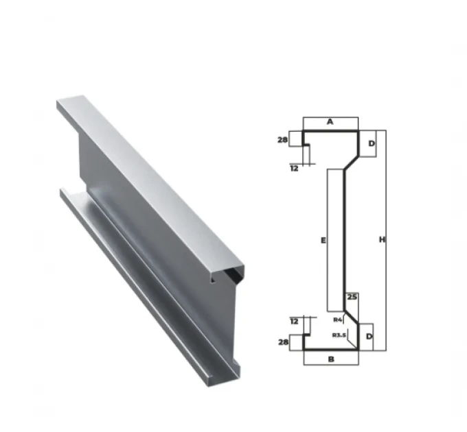 Galvanized structural Sigma profile