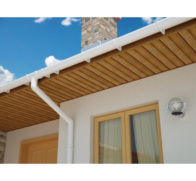 Střešní podhled Infratop Soffit  se skrytou perforací SVP-09 barva dub winchester 2700 mm