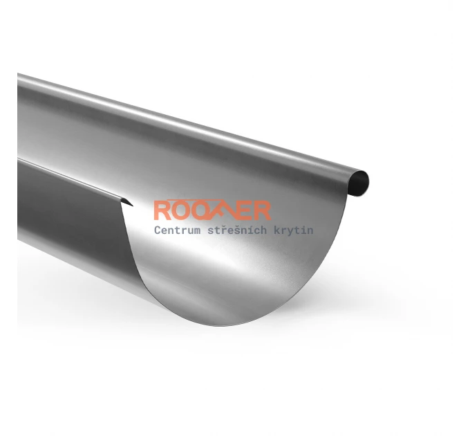 Half-round gutter 125/2000 mm Aluzinek