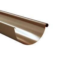 Half-round gutter 125/2000 mm Glossy