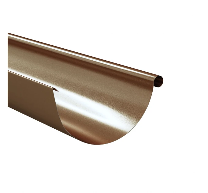 Half-round gutter 125/4000 mm Glossy