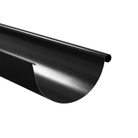 Half-round gutter 125/2000 mm Glossy