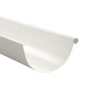 Half-round gutter 125/2000 mm Glossy