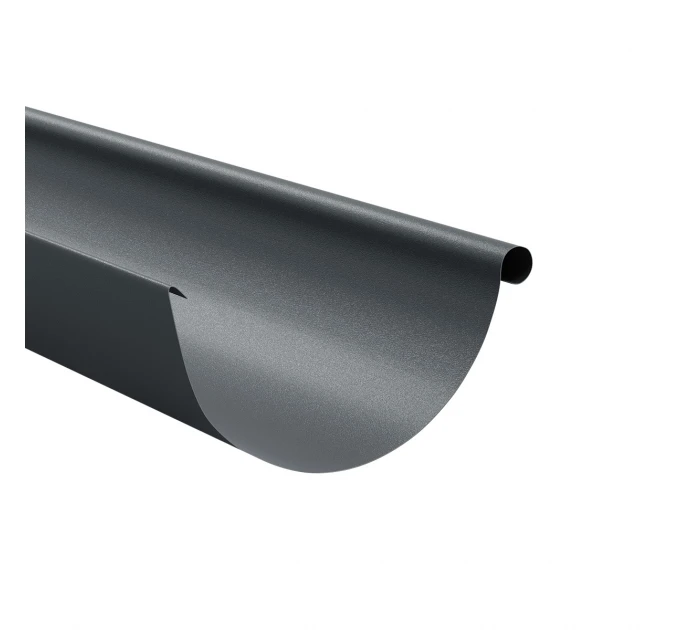 Under-eaves semi-circular gutter 150/2000 mm Mat