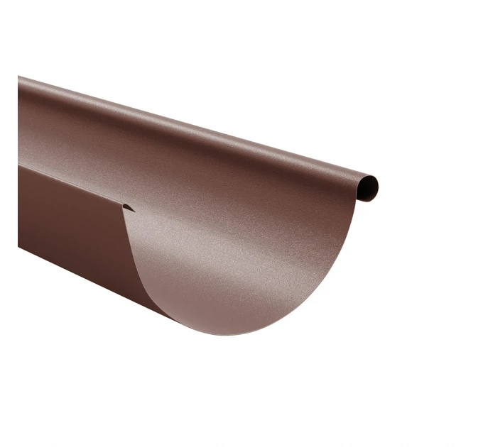 Half-round gutter 125/2000 mm Mat