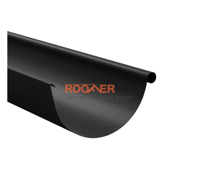 Under-eaves semi-circular gutter 150/2000 mm Mat