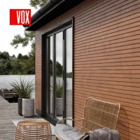 Fronto facade tiles - Golden oak-V black