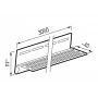 Lower ventilation strip for Fronto facade cladding - SV-11.5, 3500 mm