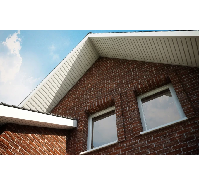 Střešní podhled Infratop Soffit s perforací SV-07 barva bílá 2700 mm