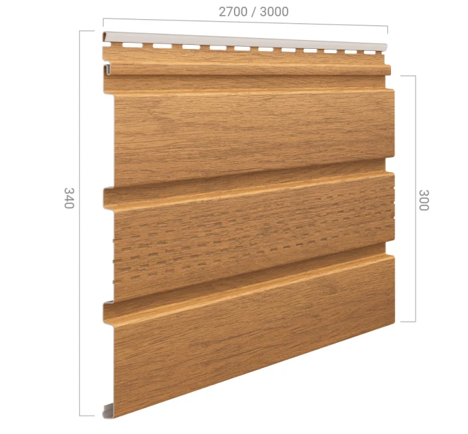 Střešní podhled Infratop Soffit s perforací SV-07 barva bílá 2700 mm