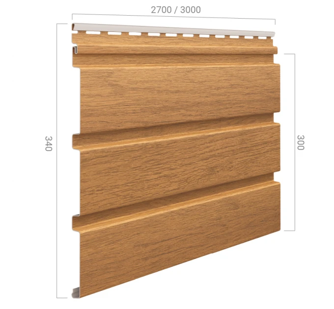 Střešní podhled Infratop Soffit  se skrytou perforací SVP-09 barva dub winchester 2700 mm