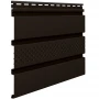 Roof suspended ceiling Infratop Soffit with perforation SV-07 brown 2700 mm