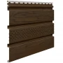 Roof suspended ceiling Infratop Soffit with perforation SVP-07 walnut 2700 mm