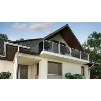 Střešní podhled Infratop Soffit se skrytou perforací SVP-09 barva ořech 2700 mm