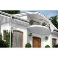 Střešní podhled Infratop Soffit se skrytou perforací SV-09 barva bílá 2700 mm