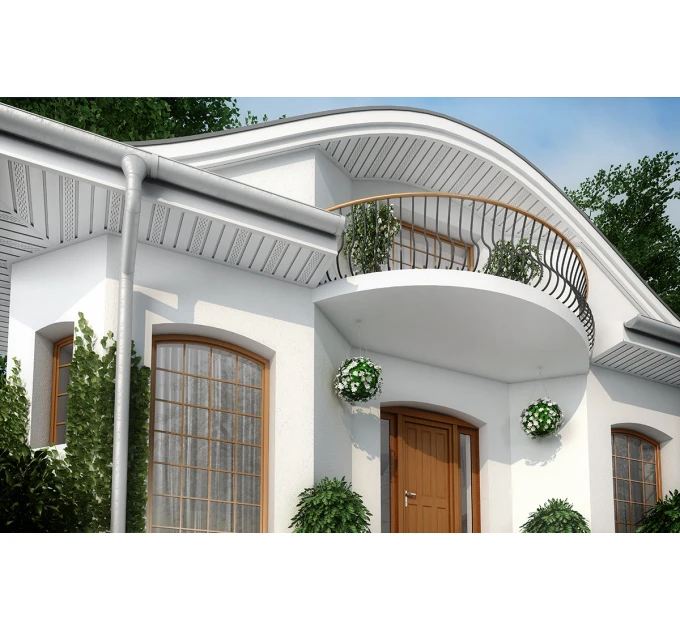 Střešní podhled Infratop Soffit se skrytou perforací SV-09 barva bílá 2700 mm