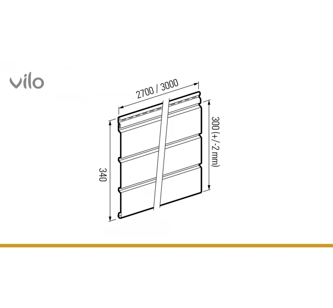 Střešní podhled Infratop Soffit se skrytou perforací SV-09 barva bílá 2700 mm