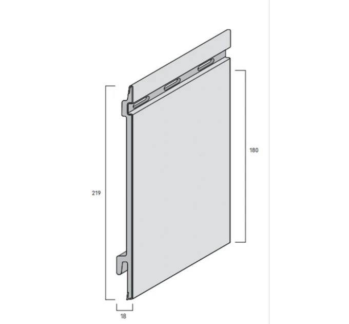 Facade cladding Kerrafront Classic FS-201 anthracite