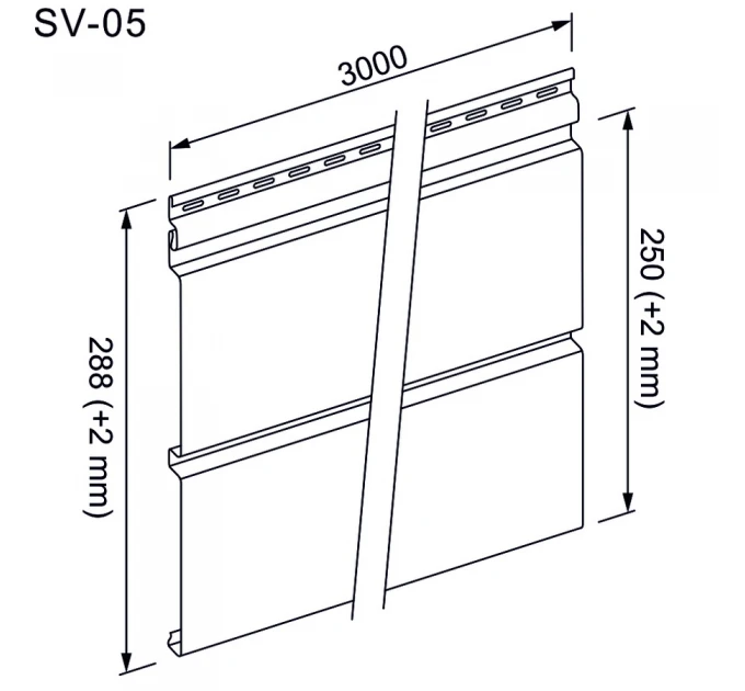 Fasádní obklad Vinyl Siding MAX-3 medový dub SXP-05, 3850 mm