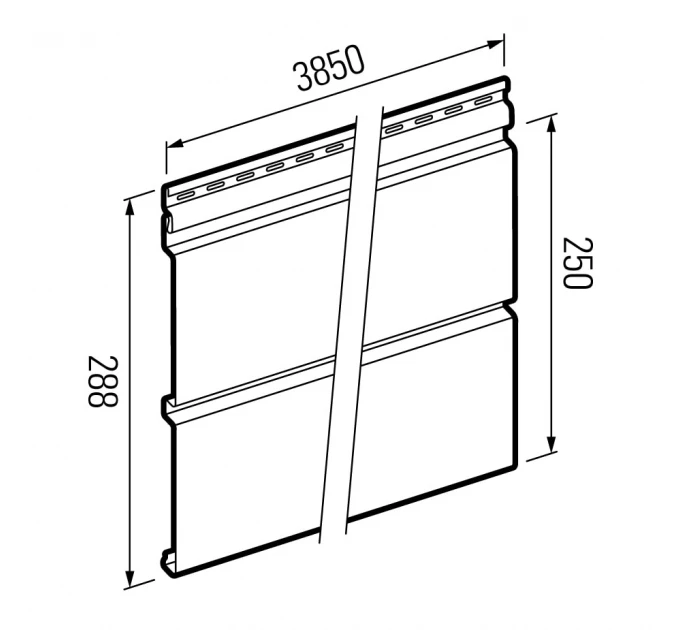 Facade cladding Vinyl Siding MAX-3 ash SXP-05