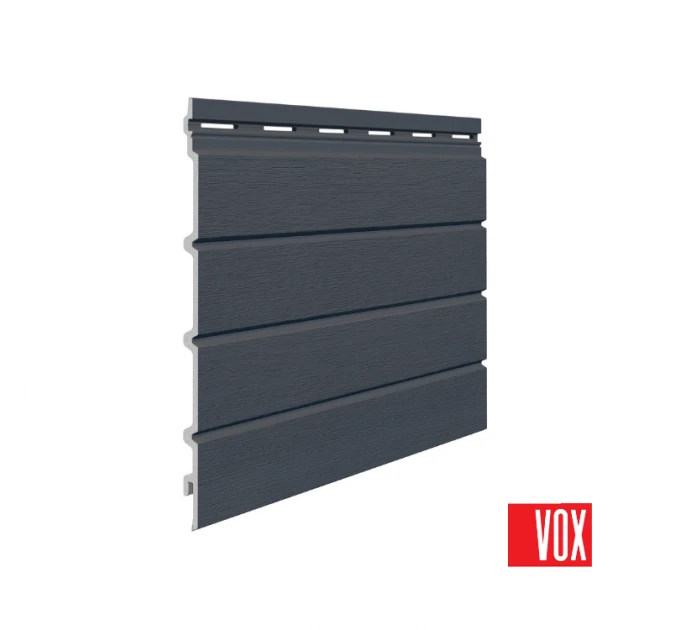 Facade cladding VOX - KERRAFRONT Modern Wood anthracite - FS-304 (33.2cm x 6m)