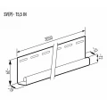 End J profile WOOD SIDING SVP-15.5, 3050 mm